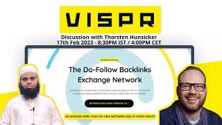 Vispr - Discussing the do-follow Backlinks exchange network with Thorsten Hunsicker