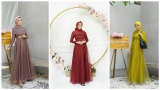23 Model Gamis Pesta Muslimah Modern Terbaru di Tahun 20192020