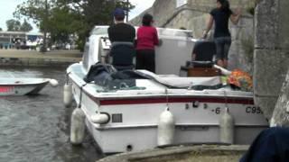 Big Boat Small Bridge 1 idiot....MUST see ...Norfolk Broads