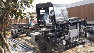 Truck body building & cabin making process in India