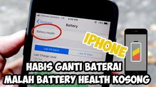 iPhone 6s+ Baru Ganti Baterai Tapi Baterai Health Gak Muncul