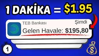 TELEFONU AÇIK TUTTUĞUN HER DAKİKA $1.95 PARA KAZAN - Açık Tutarak İnternetten Para Kazanmak