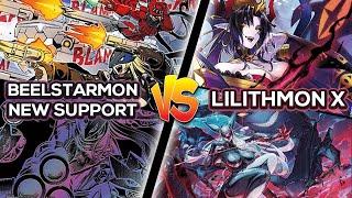 EX-07 Beelstarmon *NEW SUPPORT* vs Lilithmon X  Digimon TCG Digimon Simulator