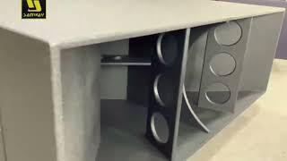 how we produce the dual 21 inch subwoofer F221 part2