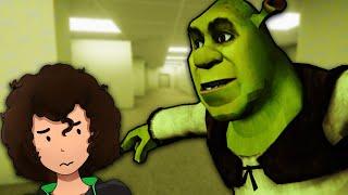 playing the new shrek in the backrooms levels for the first time