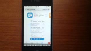 Install the Outlook Web App OWA to your iDevice