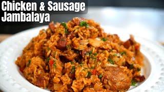 The Ultimate One Pot Meal  Chicken & Sausage Jambalaya Recipe