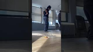 footwork prep with Keenan Cooks  #Hardwood #WéAni #Dance #Choreography #HarlemGirl #Shorts