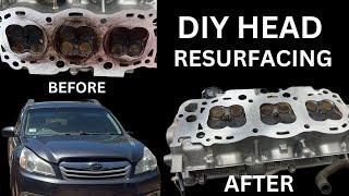 How To Resurface EJ25Subaru Heads At Home - Backyard Machining 101