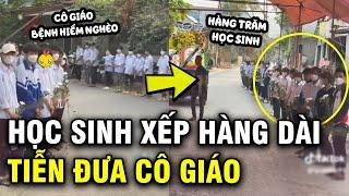 Ngẹn lòng cô giáo mang thai ra đi vì bệnh hiểm nghèo học sinh xếp hàng dài tiễn đưa