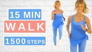 15 Minute Walking Workout With Dumbbells  7 Day Challenge