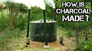 Traditional Woodland Crafts in the UK Charcoal Burning  RIng Kiln