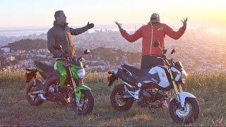 Honda Grom & Kawasaki Z125 Pro In San Francisco  ON TWO WHEELS