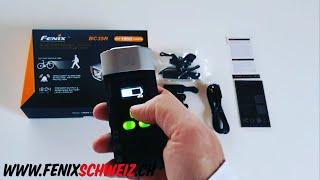 Fenix BC35R LED bike light with 1800 lumens - quick presentation