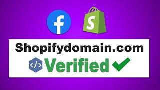 Verify Domain Purchased Through Shopify on Facebook Business Manager 2023