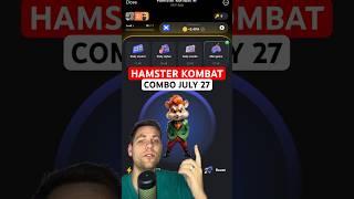 Hamster Kombat Daily Combo Cards for July 27 #hamsterkombat #hamstercombo