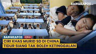 Ciri Khas Murid SD di China Tidur Siang Tak Boleh Ketinggalan