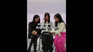 Lucu banget ini grup Mbak E.ji di suruh aegyo mau giliran Mbak Dita sama Mbak Aria gamau aegyo 