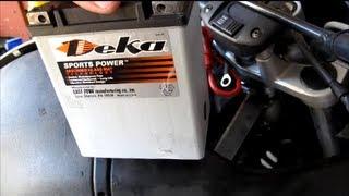 Deka ETX15L AGM battery in my BMW F650 GS versus OEM and Scorpian powersport battery