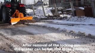 Grader RB-M road grader snow plow snow plough. Padagas