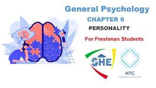 PERSONALITY Chapter 6  General Psychology  For Freshman Students