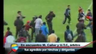 Municipal de Cañar recibió sanción por agresión a terna arbitral