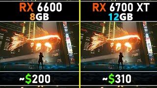 RX 6600 vs RX 6700 XT in 2023  GPU Price vs Performance Scaling  10 Latest AAA Games Tested