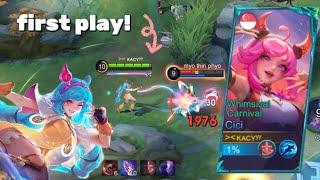 FIRST GAMEPLAY WITH CICI‼️ New fighter main?  Cici Whimsical Carnival but blue hair