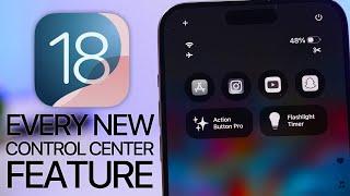 iOS 18 Control Center - Every NEW Feature 