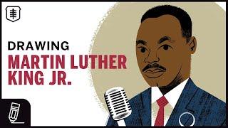 Draw Martin Luther King Jr. with Me - Procreate Tutorial
