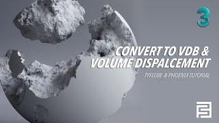 VDB & Volume displacement  3dsmax x Tyflow  x Vray tutorial