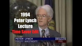 Peter Lynch 1994 Lecture WITH TIMESTAMPS