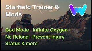 Starfield Trainer & Mods God Mode Infinite Oxygen No Reload Set Jump Height & More Coming Soon