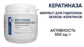 Кератиназа Keratinase Фермент для гидролиза расщепления кератина белков-кератинов