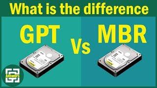 Briefly MBR vs GPT  What are the main differences between MBR and GPT disk styles