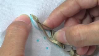 Ribbon Embroidery緞面繡 Satin stitch