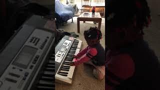 MariAnna Playing Keyboard