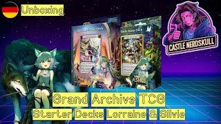 UNBOXING - Grand Archive  TCG Starter Decks   Lorraine & Silvie