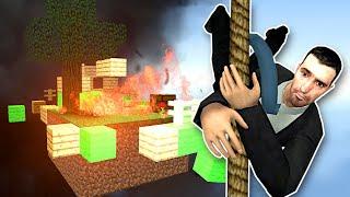 Minecraft Skyblock but in Gmod ruined by TORNADO - Garrys Mod Gameplay