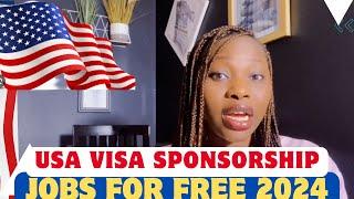 USA FREE SPONSORSHIP JOBS FOR FOREIGNERS - no ielts no age limits- move with dependent