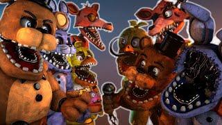 SFM FNaF Withereds vs UnWithereds full fight