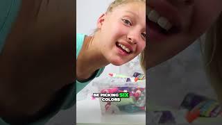 Super Sized Slime Challenge  Mixing 6 Colors for Mega Fun