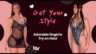Adorable lingerie Try on Haul   Avidlove ft. jakarabella
