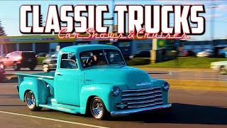 INCREDIBLE CLASSIC TRUCKS Over an HOUR of JUST TRUCKS Classic Car Shows USA Car Shows.