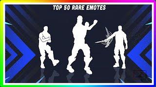 Fortnite TOP 50 RARE EMOTES in June 2024