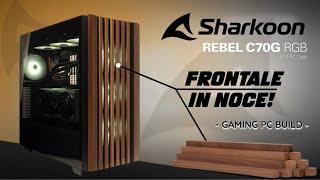 ELEGANTE DESIGN IN LEGNO NOCE Sharkoon Rebel C70G Gaming PC Build Palit RTX 4080 16GB i7-14700K