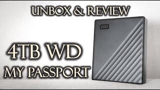 Best Value External Harddrive? Western Digital My Passport 4TB Unbox and Review