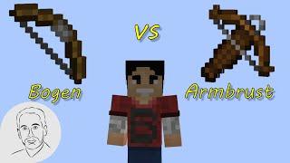 Bogen gegen Armbrust - So geht Minecraft - Bow vs. Crossbow #wissen  #nowledge