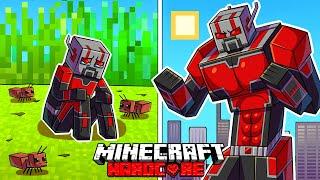 I Survived 100 DAYS as ANT-MAN in HARDCORE Minecraft