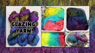 Dyeing Variegated Glazed Yarn Two Step Dye Process with Acid Dyes 2024 SMSMS Night 6